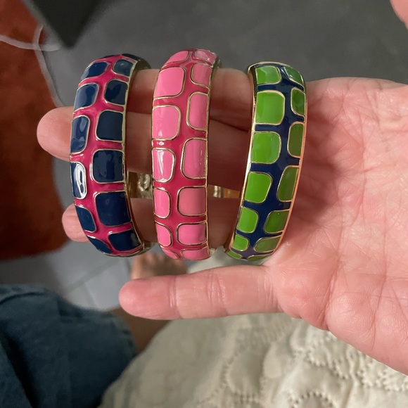 Colorful Enamel Bangle Set - Picture 4 of 4